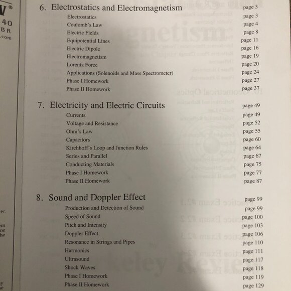The Berkeley Review (TBR) MCAT Prep Physics Parts II - New edition - Picture 2 of 6